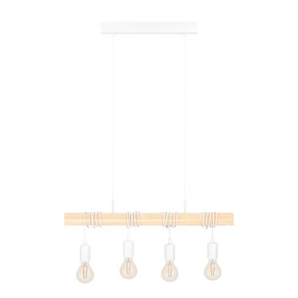 Eglo - Κρεμαστό φωτιστικό οροφής TOWNSHEND 4xE27/60W/230V