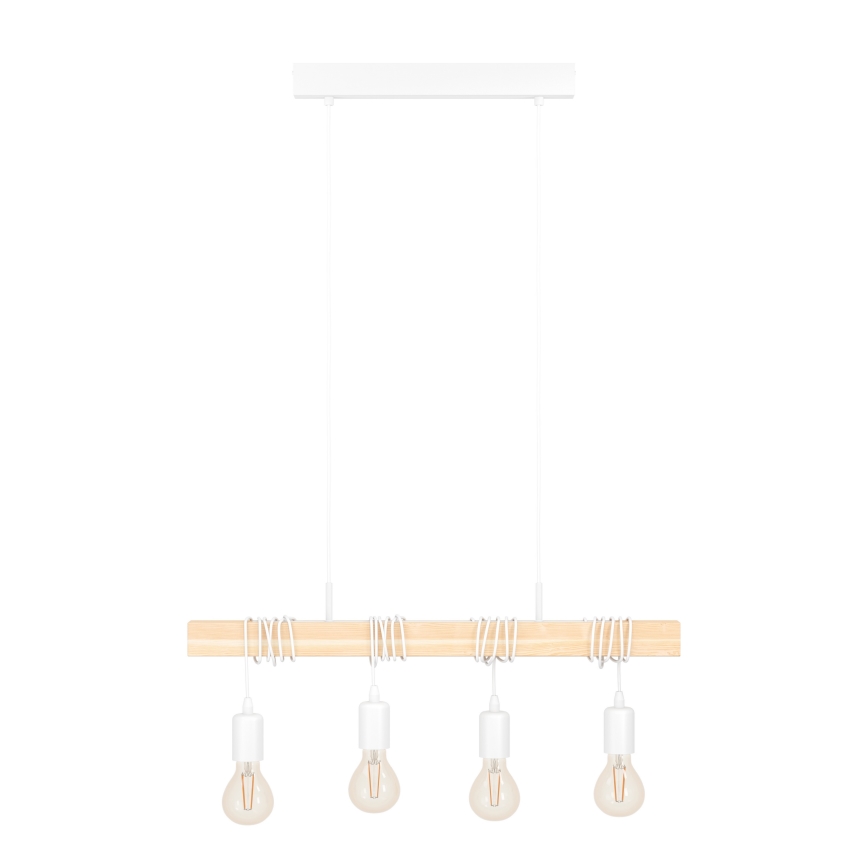 Eglo - Κρεμαστό φωτιστικό οροφής TOWNSHEND 4xE27/60W/230V