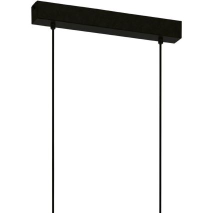 Eglo 43712 - Κρεμαστό φωτιστικό οροφής TOWNSHEND 6xE27/60W/230V μαύρο
