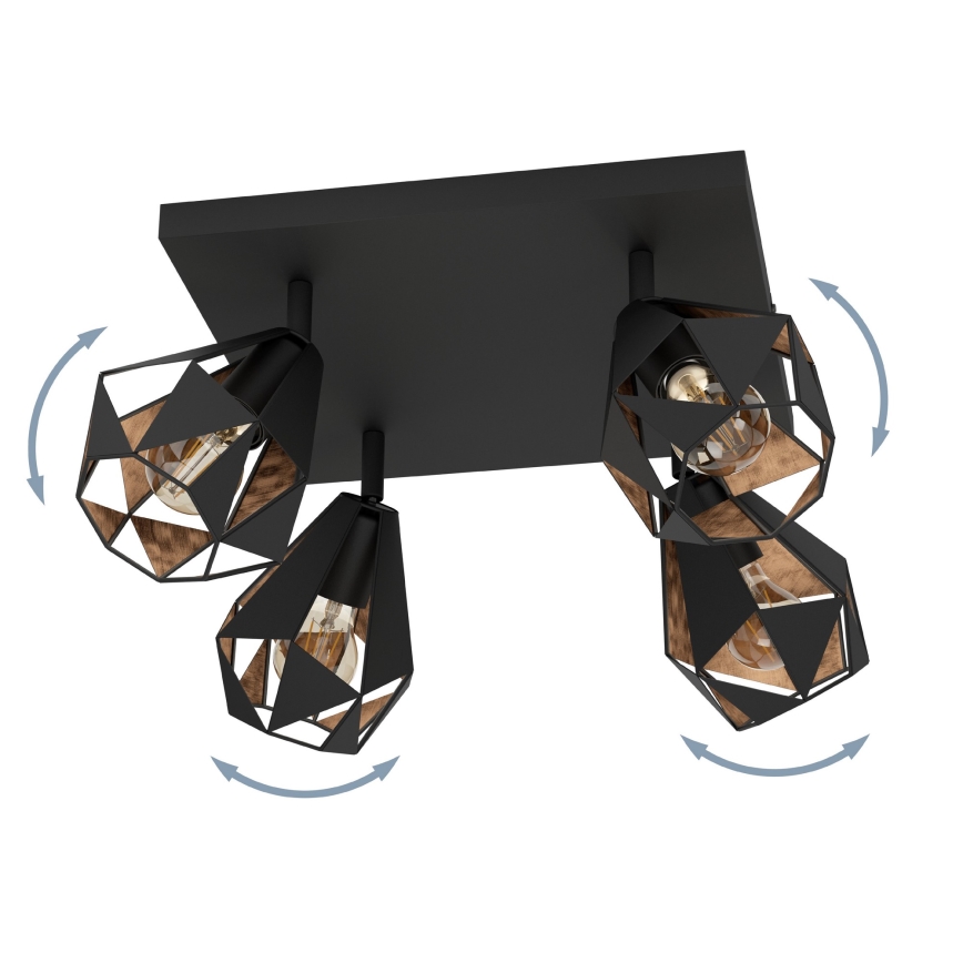 Eglo - Φωτιστικό σποτ 4xE27/40W/230V