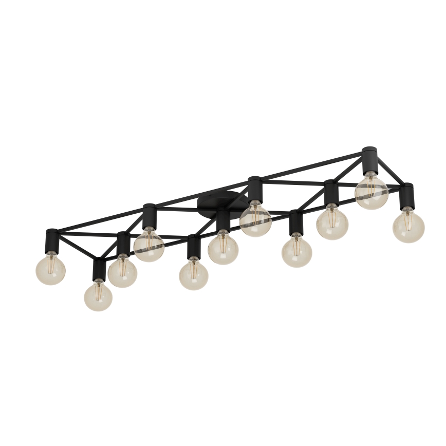 Eglo - Φωτιστικό οροφής 11xE27/40W/230V μαύρο