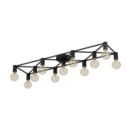 Eglo - Φωτιστικό οροφής 11xE27/40W/230V μαύρο