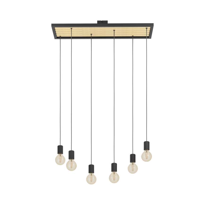 Eglo - Κρεμαστό φωτιστικό οροφής 6xE27/40W/230V