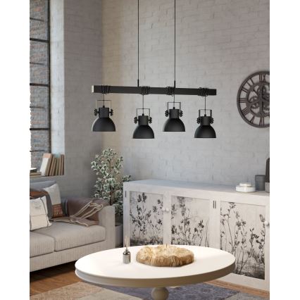 Eglo - Φωτιστικό οροφής με καλώδιο 4xE27/40W/230V