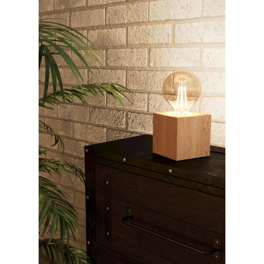 Eglo - Επιτραπέζιο φωτιστικό 1xE27/40W/230V μπεζ
