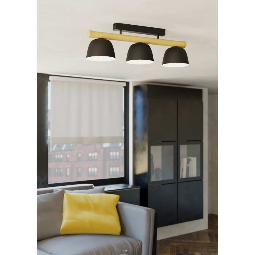 Eglo - Πλαφονιέρα οροφής 3xE27/40W/230V