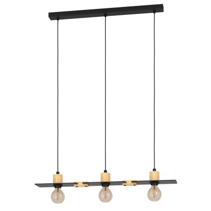 Eglo -  Κρεμαστό φωτιστικό οροφής ράγα 3xE27/40W/230V