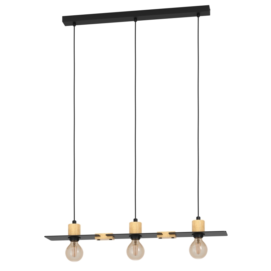 Eglo -  Κρεμαστό φωτιστικό οροφής ράγα 3xE27/40W/230V