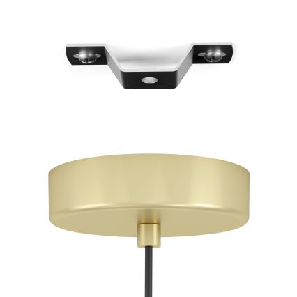 Eglo - Κρεμαστό φωτιστικό οροφής 1xE27/40W/230V χρυσό