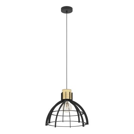 Eglo - Κρεμαστό φωτιστικό οροφής 1xE27/40W/230V μαύρο