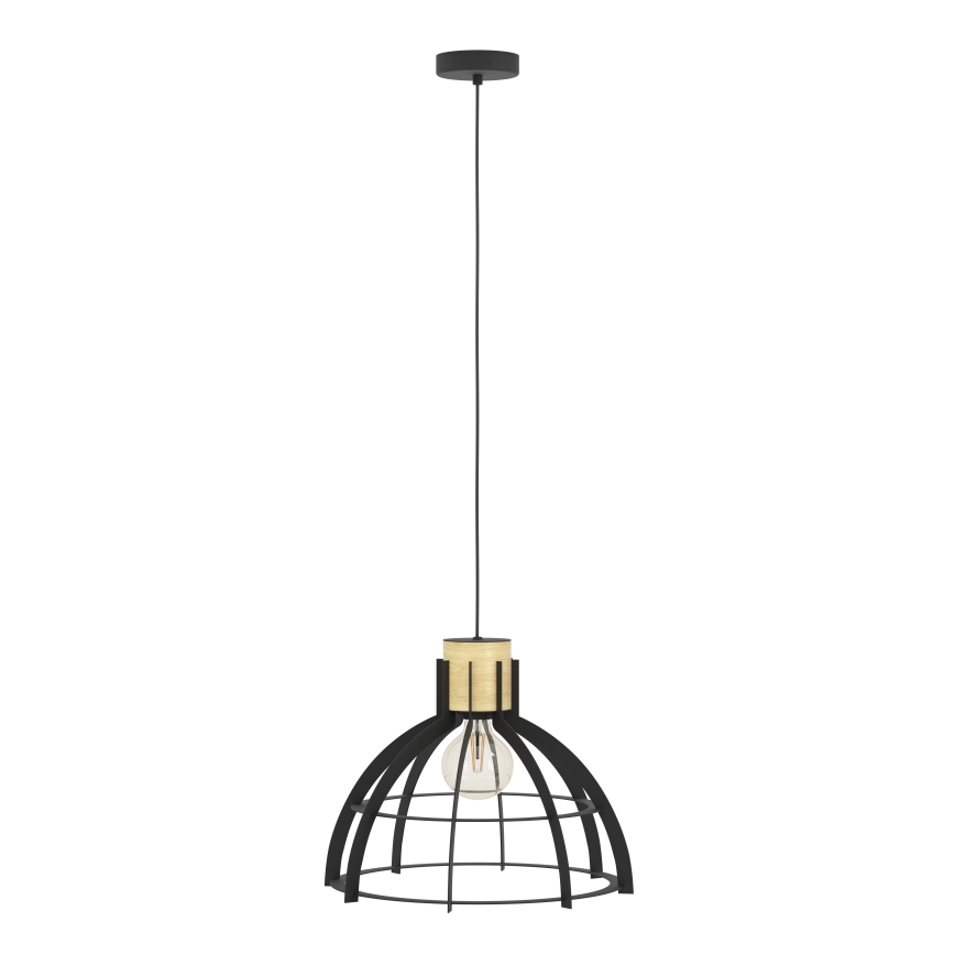 Eglo - Κρεμαστό φωτιστικό οροφής 1xE27/40W/230V μαύρο