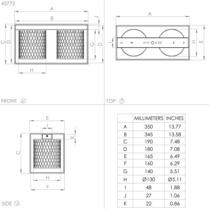 Eglo - Φωτιστικό οροφής 2xE27/40W/230V