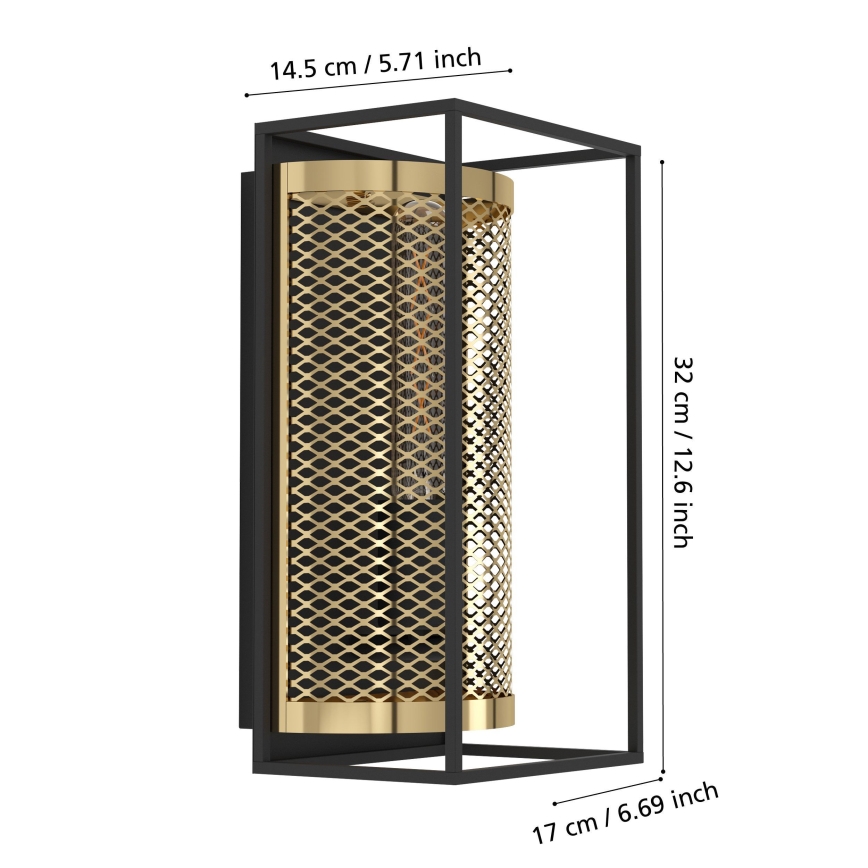 Eglo - Φωτιστικό τοίχου 1xE27/40W/230V