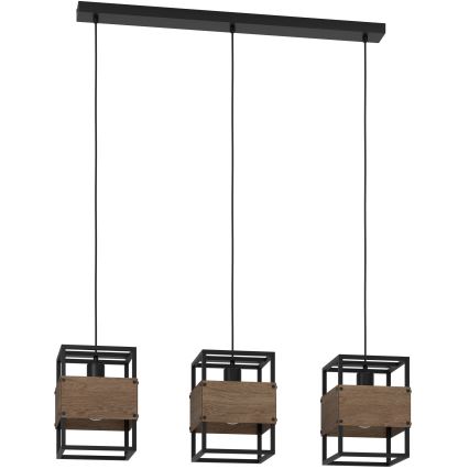 Eglo - Φωτιστικό οροφής με καλώδιο 3xE27/40W/230V