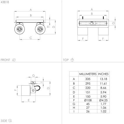 Eglo - Φωτιστικό σποτ 2xE27/40W/230V