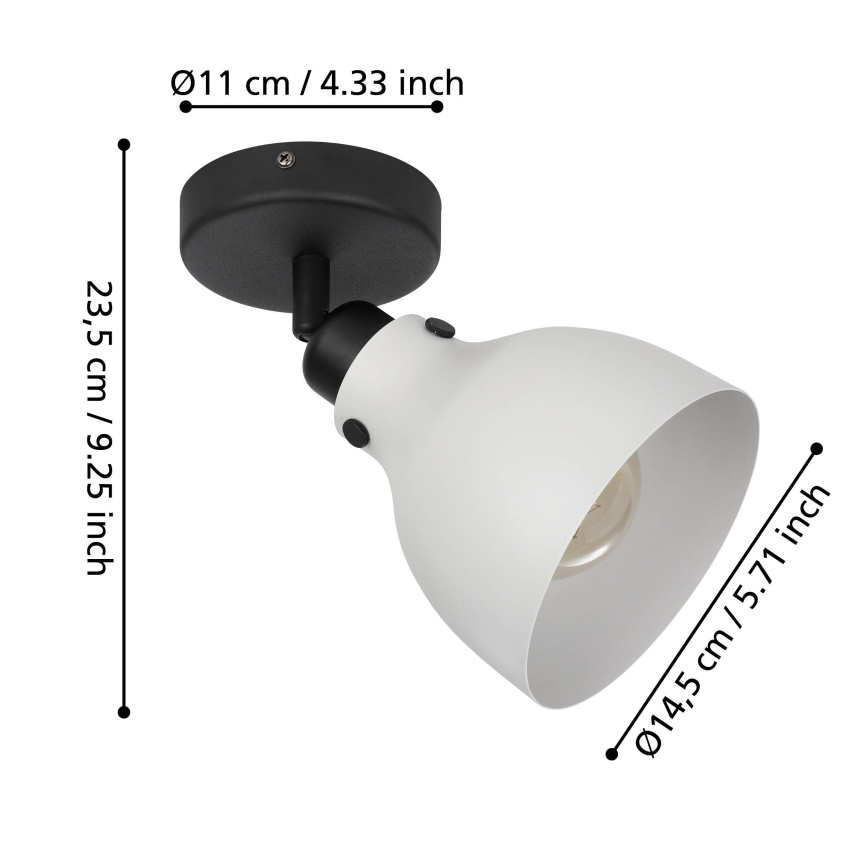 Eglo 43827 - Φωτιστικό σποτ MATLOCK 1xE27/40W/230V