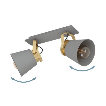 Eglo - Σποτ φωτιστικό 2xE27/40W/230V