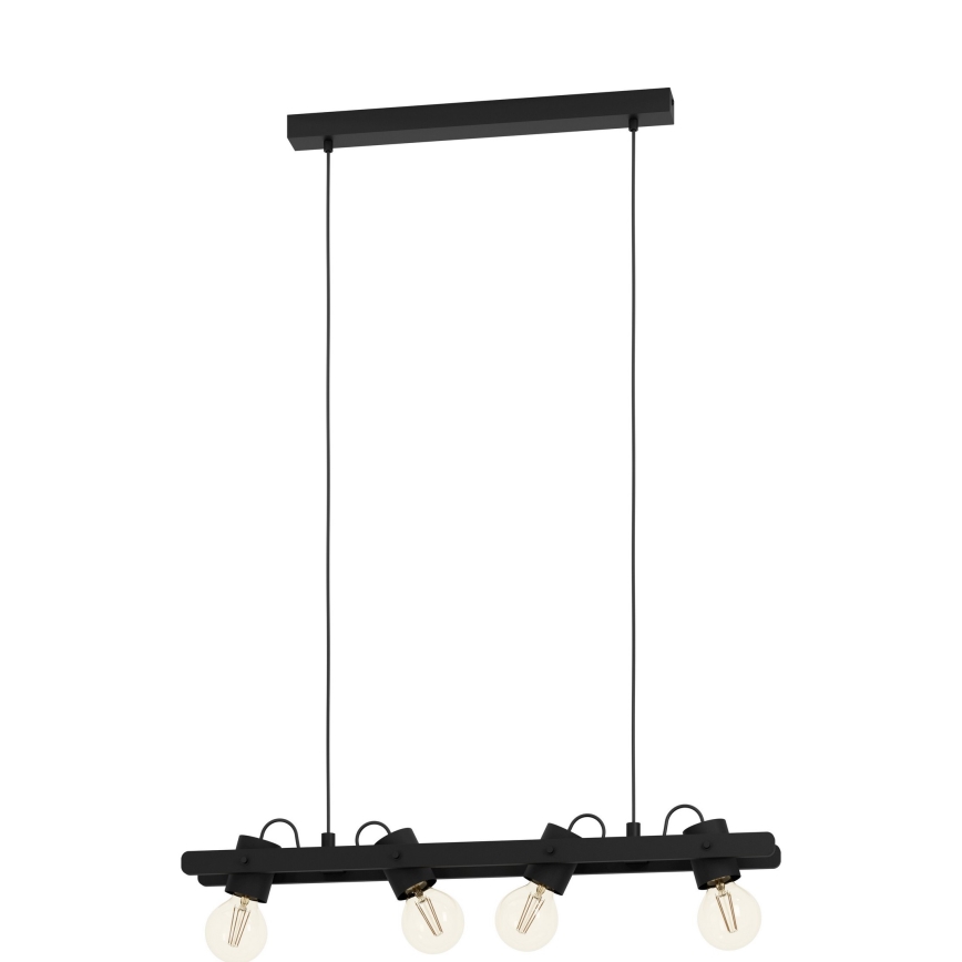 Eglo - Κρεμαστό φωτιστικό οροφής 4xE27/15W/230V