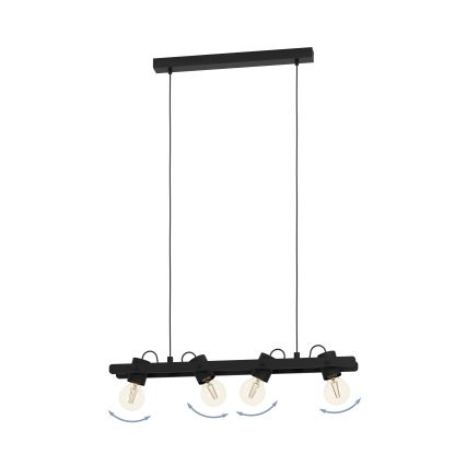 Eglo - Κρεμαστό φωτιστικό οροφής 4xE27/15W/230V