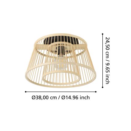 Eglo - Φωτιστικό οροφής 1xE27/40W/230V