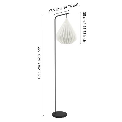 Eglo - Επιδαπέδια λάμπα 1xE27/25W/230V