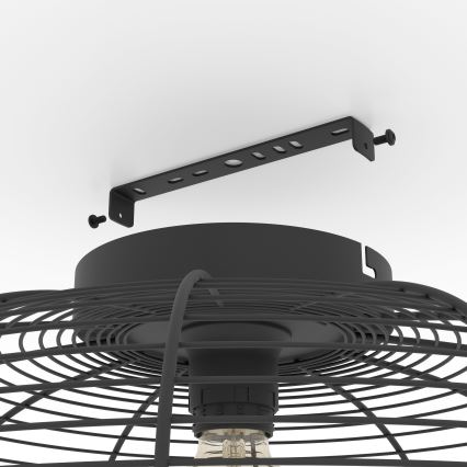 Eglo - Φωτιστικό οροφής 1xE27/40W/230V μαύρο
