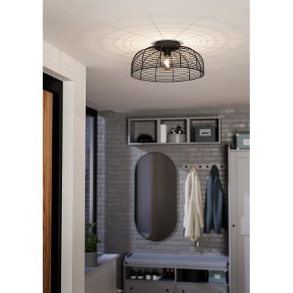 Eglo - Φωτιστικό οροφής 1xE27/40W/230V μαύρο
