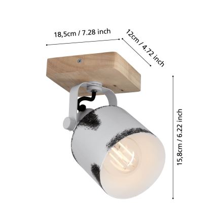 Eglo - Φωτιστικό σποτ 1xE27/40W/230V