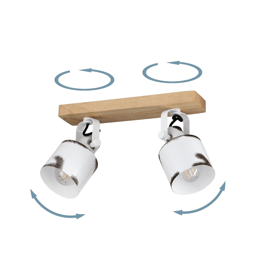 Eglo - Φωτιστικό σποτ 2xE27/40W/230V