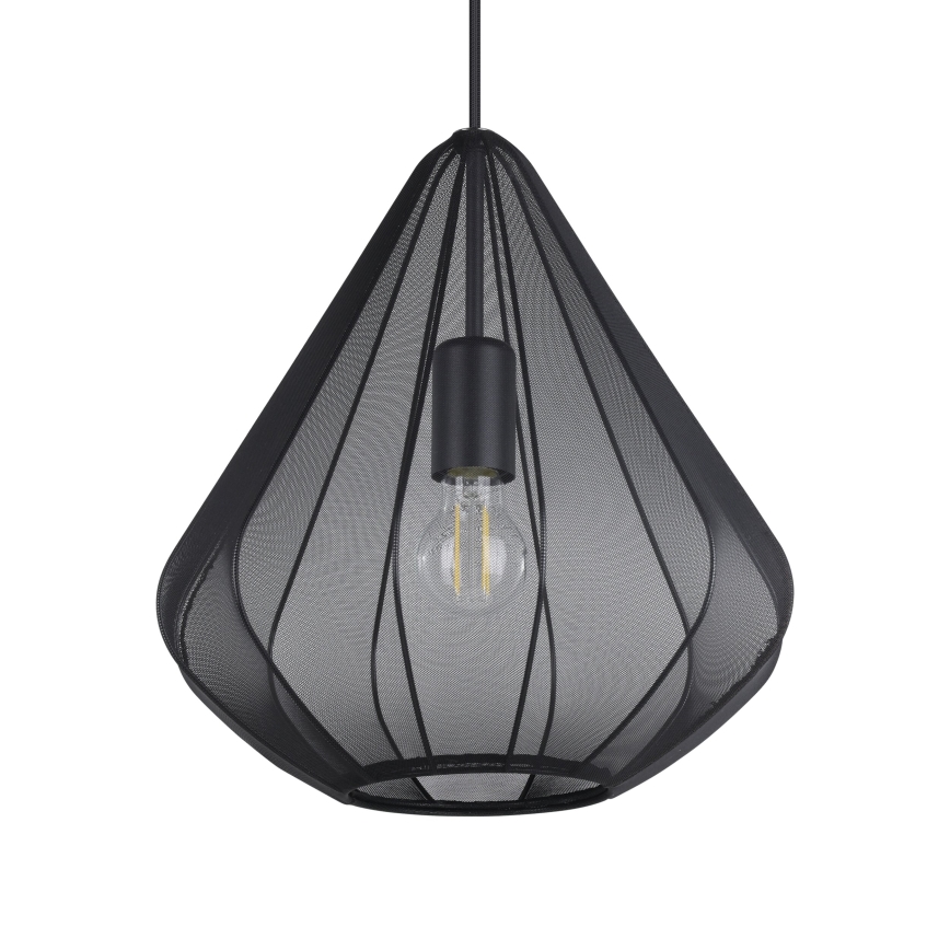 Eglo - Κρεμαστό φωτιστικό οροφής 1xE27/40W/230V διάμετρος 33,5 cm μαύρο