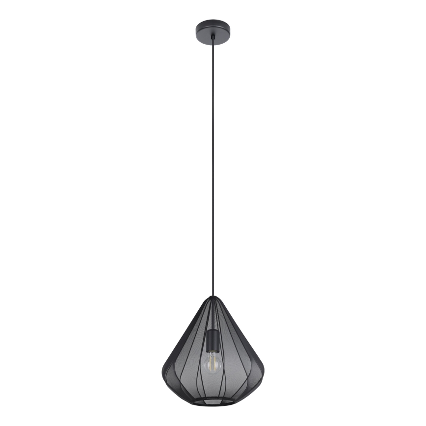 Eglo - Κρεμαστό φωτιστικό οροφής 1xE27/40W/230V διάμετρος 33,5 cm μαύρο