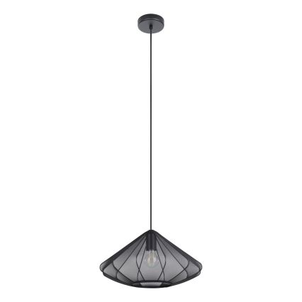 Eglo - Κρεμαστό φωτιστικό οροφής 1xE27/40W/230V διάμετρος 42,5 cm μαύρο
