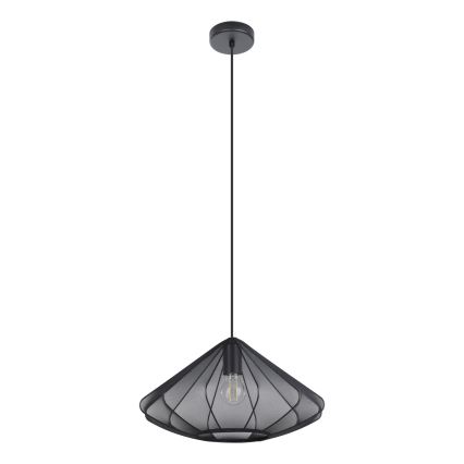 Eglo - Κρεμαστό φωτιστικό οροφής 1xE27/40W/230V διάμετρος 42,5 cm μαύρο