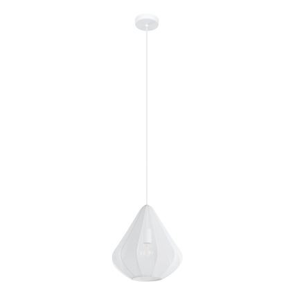 Eglo - Κρεμαστό φωτιστικό οροφής 1xE27/40W/230V διάμετρος 33,5 cm λευκό