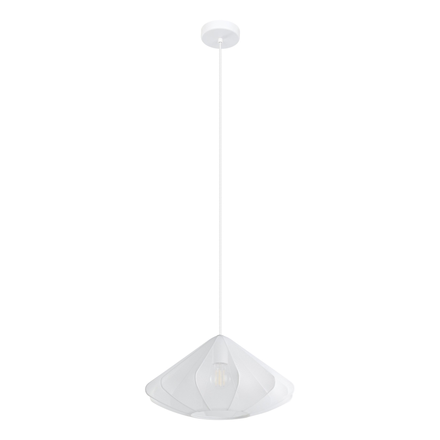 Eglo - Κρεμαστό φωτιστικό οροφής 1xE27/40W/230V διάμετρος 42,5 cm λευκό