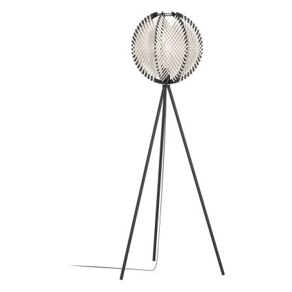 Eglo - Επιδαπέδιο φωτιστικό 1xE27/40W/230V λευκό/μαύρο