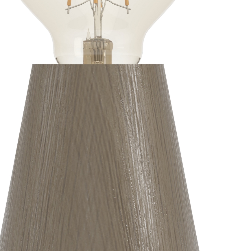 Eglo - Eπιτραπέζιο φωτιστικό 1xE27/40W/230V καφέ