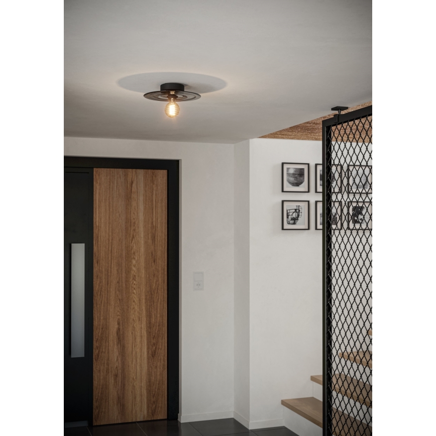 Eglo - Φωτιστικό οροφής 1xE27/40W/230V γκρι