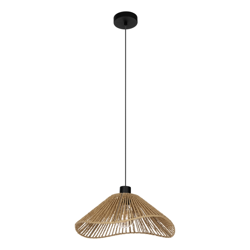 Eglo - Κρεμαστό φωτιστικό οροφής 1xE27/60W/230V καφέ