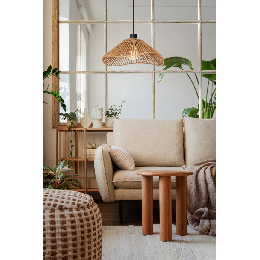 Eglo - Κρεμαστό φωτιστικό οροφής 1xE27/60W/230V καφέ