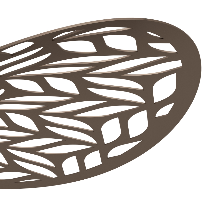 Eglo - Κρεμαστό φωτιστικό με καλώδιο 1xE27/60W/230V Ø 40 cm μπρονζέ