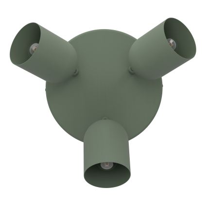 Eglo - Φωτιστικό σποτ 3xE14/40W/230V Ø 25 εκ. πράσινο