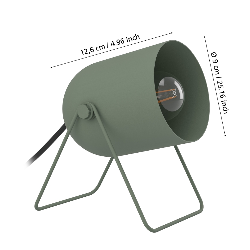 Eglo - Επιτραπέζιο φωτιστικό 1xE14/8W/230V πράσινο