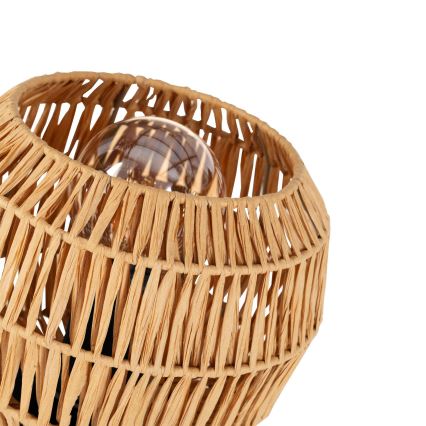 Eglo - Επιτραπέζιο φωτιστικό 1xE27/40W/230V καφέ