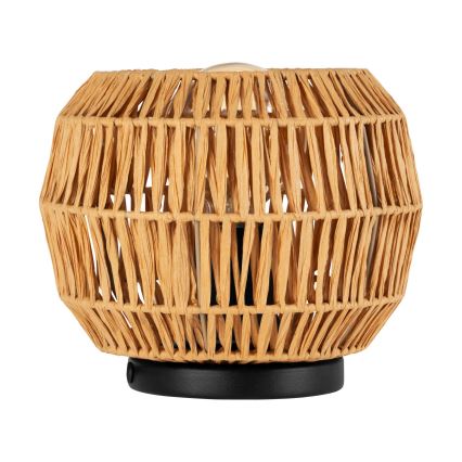 Eglo - Επιτραπέζιο φωτιστικό 1xE27/40W/230V καφέ