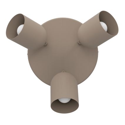 Eglo - Φωτιστικό σποτ 3xE14/40W/230V Ø 25 cm μπεζ