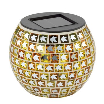 EGLO 47217 - Ηλιακό φως BLATT 1xLED/0,03W πορτοκάλι IP44