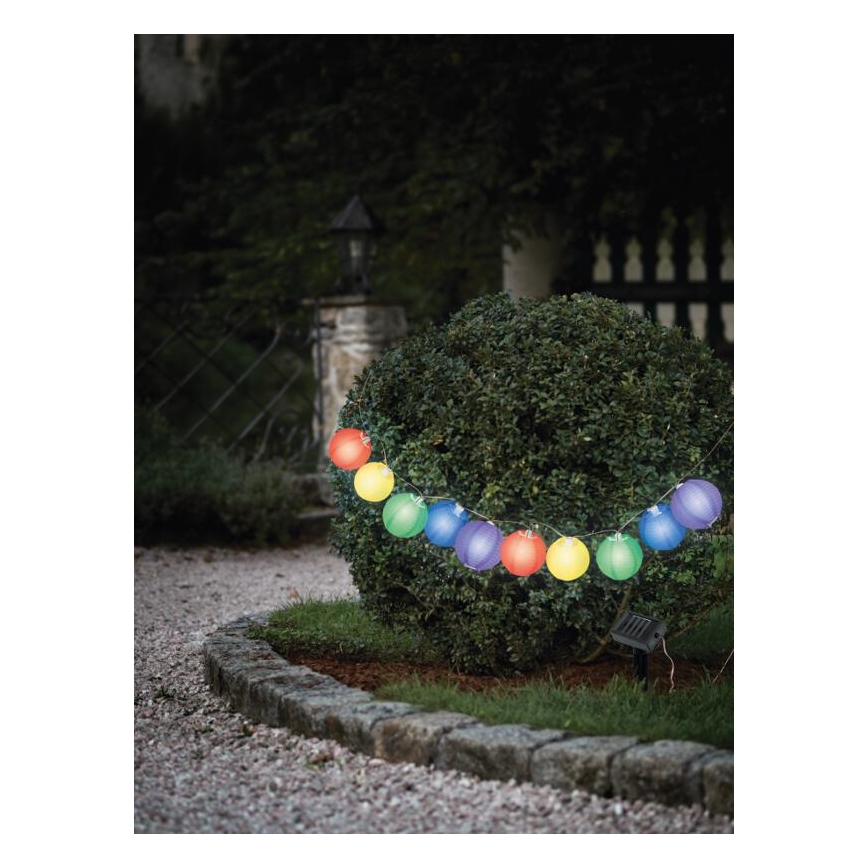 EGLO 47339 - Ηλιακό φωτιστικό κήπου μπαλόνια 10xLED/0.075W