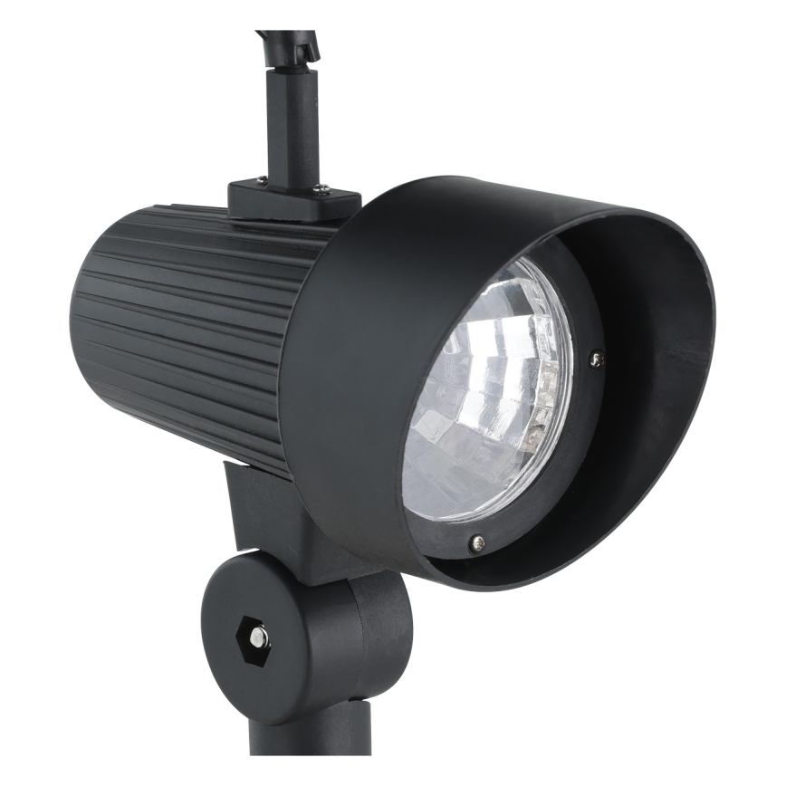 Eglo - Σετ 3 τεμ. LED ηλιακό φωτιστικό με αισθητήρα LED/200 mAh IP44 μαύρο