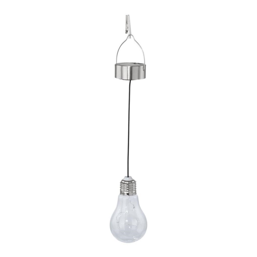 Eglo 48514 - LED Ηλιακό κρεμαστό φωτιστικό LED/0,06W/1,2V 150mAh IP44 γυαλιστερό χρώμιο